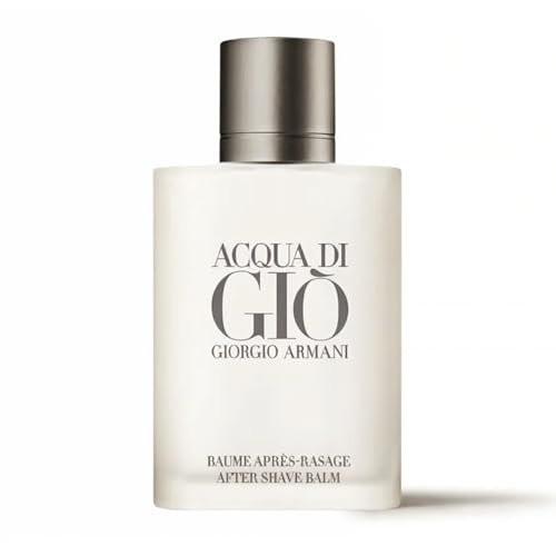 Armani Beauty Acqua di Gio After Shave Balm für Herren – langanhaltender Duft mit Bergamotte, Jasmin, weißem Moschus, Patschuli & Zedernholz – 100 ml