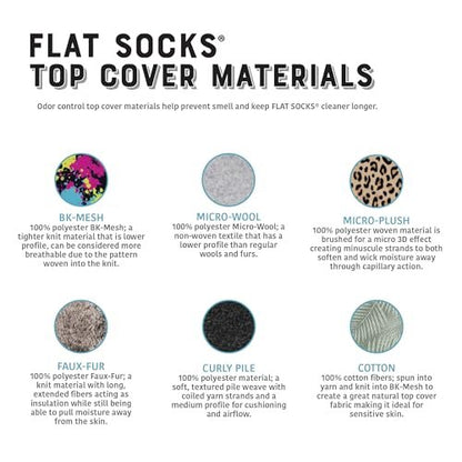 FLAT SOCKS No Show Socken – Rutschfeste Schuh-Einlegesohlen für Herren und Damen – Waschbar, Geruchsneutral – Pink Peony, Small