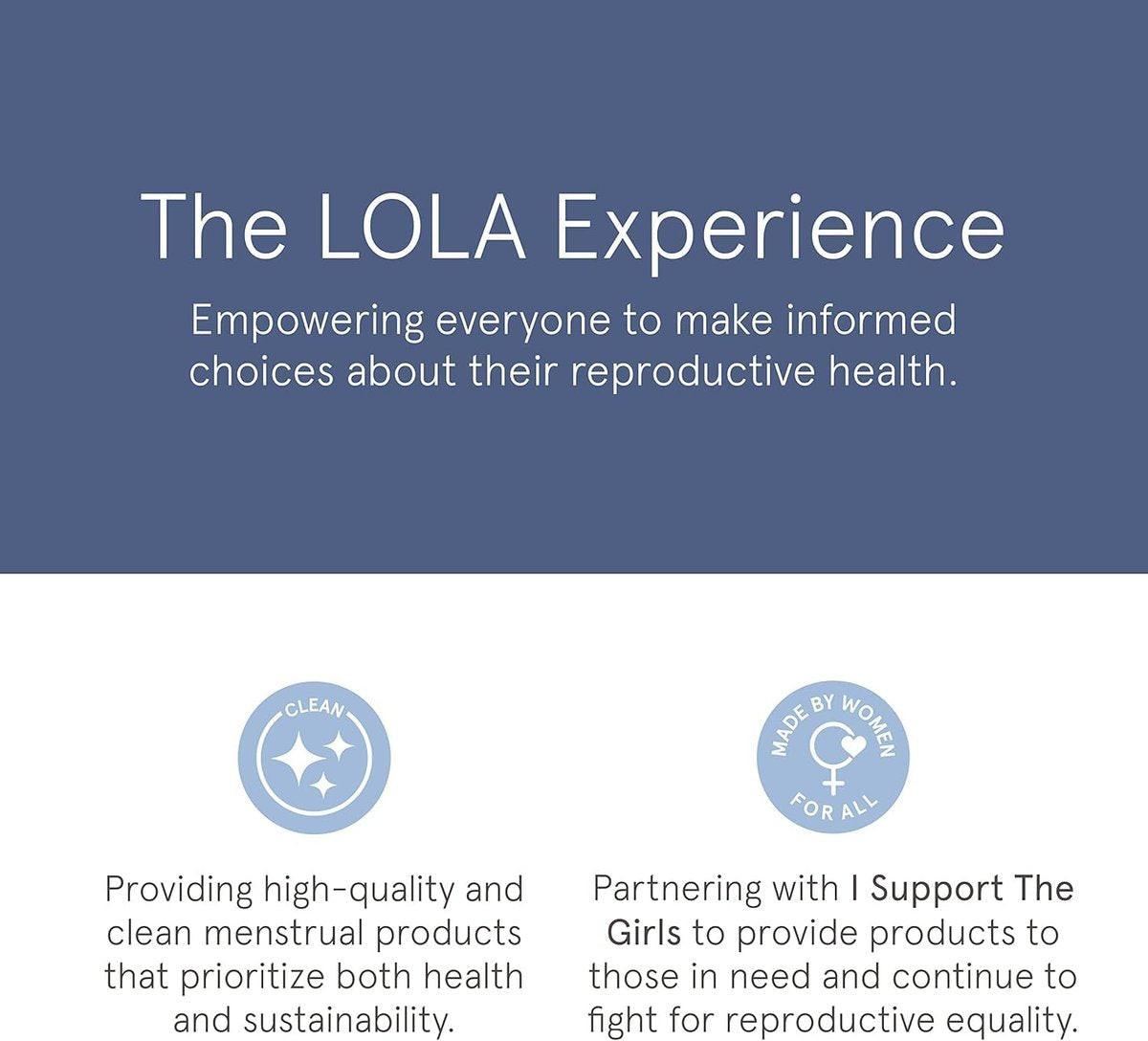LOLA 100% Bio-Baumwoll Tampons, 8 Stück – Leichte, ungiftige Tampons für die Periode, zertifizierte Damenhygiene, HSA/FSA geeignet
