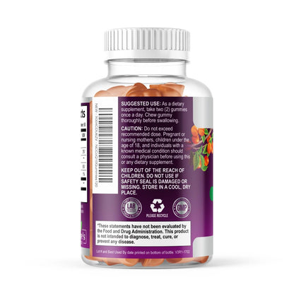 CoQ10 Gummis für Erwachsene - Coenzym Q10 100mg pro Portion - 3-fache Stärke, hochabsorbierendes Antioxidans zur Unterstützung der Herzgesundheit & Energieproduktion - Co Q10 (Coq 10) Nahrungsergänzungsmittel - 120 Gummis