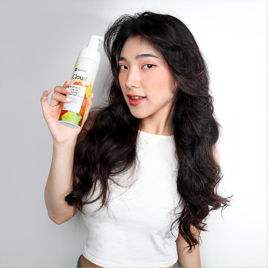 BareSoul Cloud Styling Hair Foam 150ml – Volumen-Schaumfestiger für natürlich voluminöses Haar