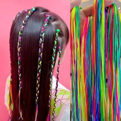 Mixed Gradient Synthetische Haarfaser Zopf-Haarset für DIY Afrikanische Zöpfe, 40 Stück, 90 cm Länge