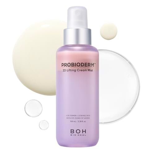 BIOHEAL BOH Probioderm 3D Lifting Cream Mist 100 ml | Korean Gesichtsnebel mit cremiger Feuchtigkeit für sofortigen Glow, straffere Haut & Erfrischung unterwegs