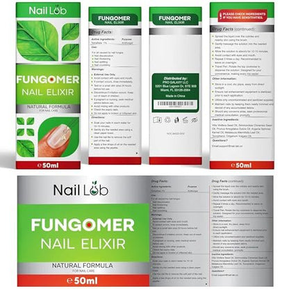 NAIL LAB Premium Nagelbehandlung für Zehennägel Extra Stark - 50ml - mit Teebaumöl, Nagelpflege für Fingernägel - inkl. kostenlosem 3ml Nagelpflegestift + Nagelfeile