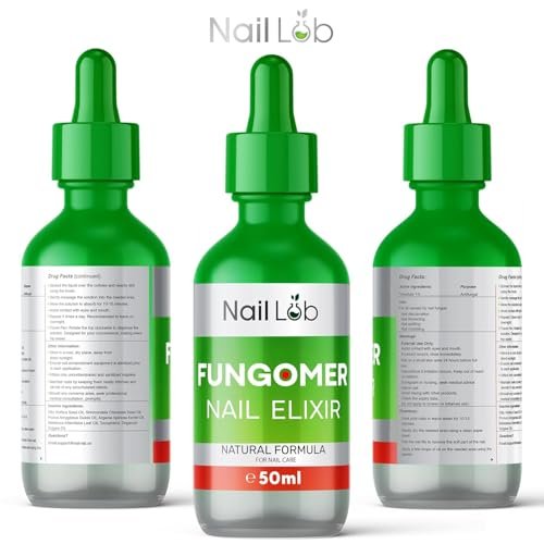 NAIL LAB Premium Nagelbehandlung für Zehennägel Extra Stark - 50ml - mit Teebaumöl, Nagelpflege für Fingernägel - inkl. kostenlosem 3ml Nagelpflegestift + Nagelfeile