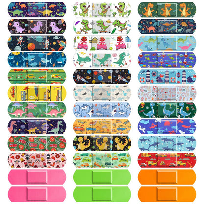 Sublaga 300 Pflaster für Kinder – 33 bunte Cartoon-Motive, wasserdicht, flexibel, für Jungen und Mädchen