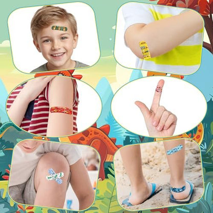 Sublaga 300 Pflaster für Kinder – 33 bunte Cartoon-Motive, wasserdicht, flexibel, für Jungen und Mädchen