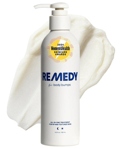 Remedy for Body Bumps | KP Exfoliating Body Moisturizer | Behandlung von Keratosis Pilaris (KP) für strukturierte, faltige Haut mit Harnstoff, Milchsäure, Retinol | Glättende Körperlotion | Von Dermatologin Dr. Shah