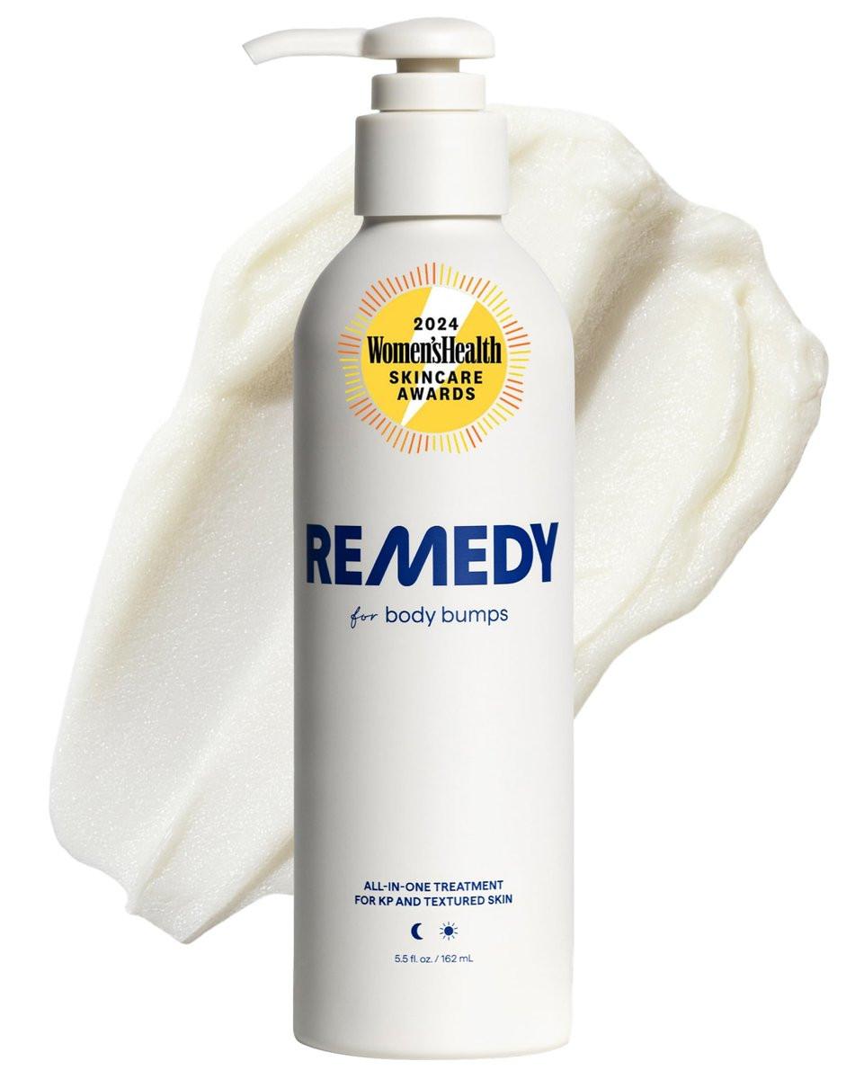Remedy for Body Bumps | KP Exfoliating Body Moisturizer | Behandlung von Keratosis Pilaris (KP) für strukturierte, faltige Haut mit Harnstoff, Milchsäure, Retinol | Glättende Körperlotion | Von Dermatologin Dr. Shah