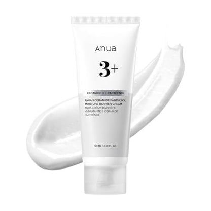 ANUA 3 Ceramide Panthenol Feuchtigkeitscreme – Beruhigende Tagescreme für alle Hauttypen, stärkt die Hautbarriere, nicht komedogen, mit Centella, koreanische Hautpflege, 100 ml