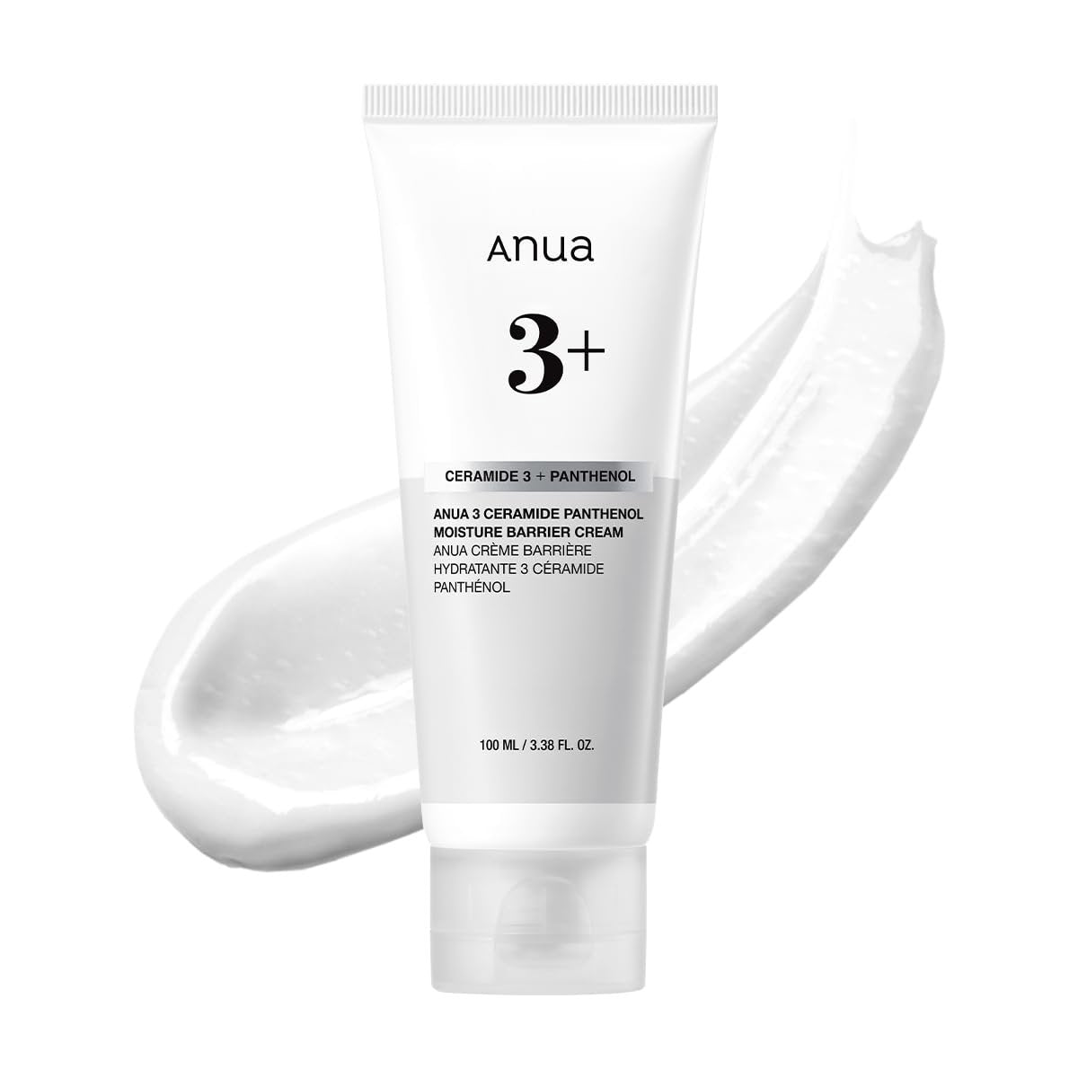 ANUA 3 Ceramide Panthenol Feuchtigkeitscreme – Beruhigende Tagescreme für alle Hauttypen, stärkt die Hautbarriere, nicht komedogen, mit Centella, koreanische Hautpflege, 100 ml