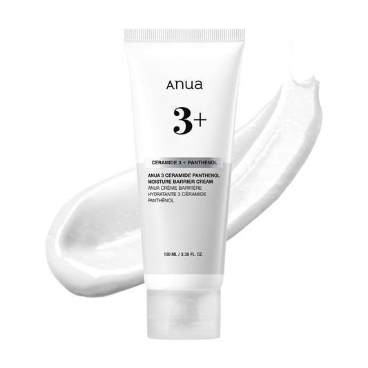ANUA 3 Ceramide Panthenol Feuchtigkeitscreme – Beruhigende Tagescreme für alle Hauttypen, stärkt die Hautbarriere, nicht komedogen, mit Centella, koreanische Hautpflege, 100 ml