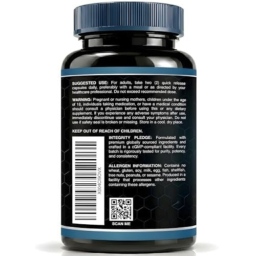 WELLNESS LABSRX Resveratrol Supplement 1000mg, 120 Kapseln (60 Tage Vorrat), Hochreines Trans-Resveratrol für gesundes Altern, Anti-Aging und Herzunterstützung - Vegan, Keto