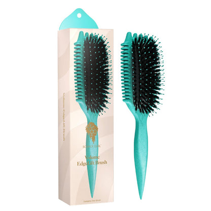 Bounce Curl Volume EdgeLift Bürste – 5-in-1 Tool für voluminöse Wellen, Locken und Coils – Teal