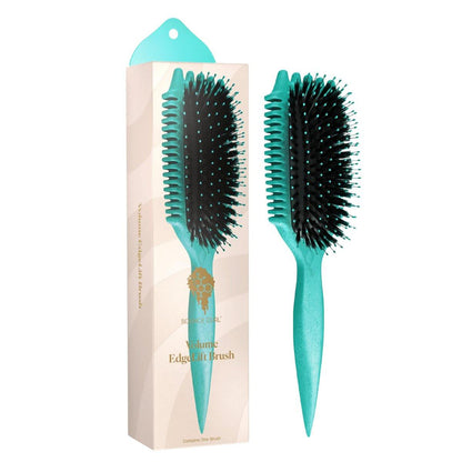 Bounce Curl Volume EdgeLift Bürste – 5-in-1 Tool für voluminöse Wellen, Locken und Coils – Teal