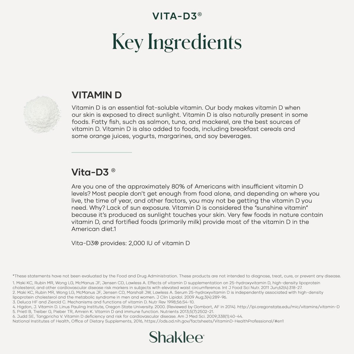 Shaklee Vita-D3® 2.000 IE – Hochdosiertes Vitamin D3 für Knochen-, Herz- und Immunsystem-Gesundheit | Fördert Kalziumaufnahme und allgemeines Wohlbefinden | 1 Tablette täglich – 90 Tabletten