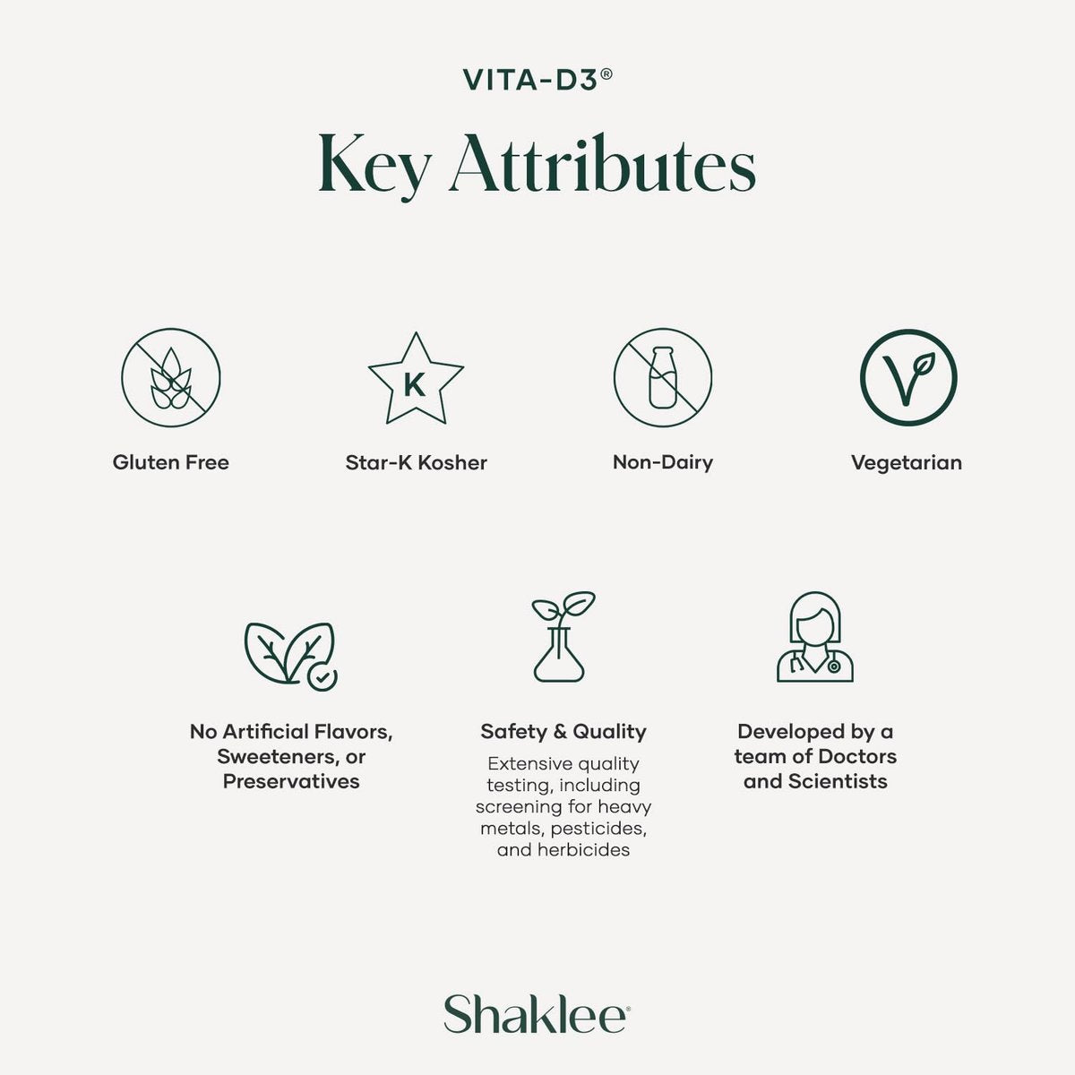 Shaklee Vita-D3® 2.000 IE – Hochdosiertes Vitamin D3 für Knochen-, Herz- und Immunsystem-Gesundheit | Fördert Kalziumaufnahme und allgemeines Wohlbefinden | 1 Tablette täglich – 90 Tabletten
