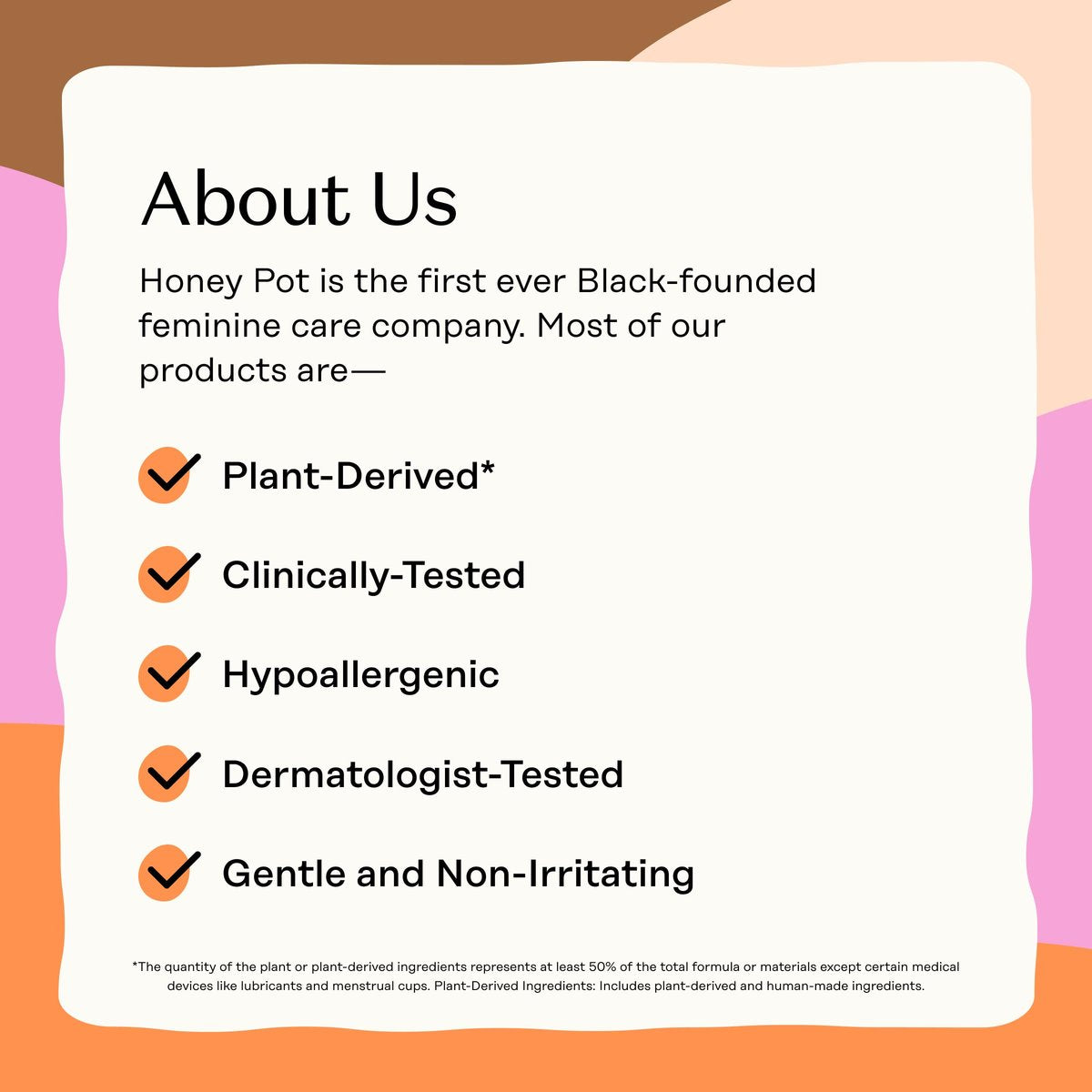 The Honey Pot Company – Tampons mit Bio-Kunststoff-Applikator, reguläre Saugstärke, 100 % Bio-Baumwollkern, unparfümiert, 54 Stück (3 x 18)