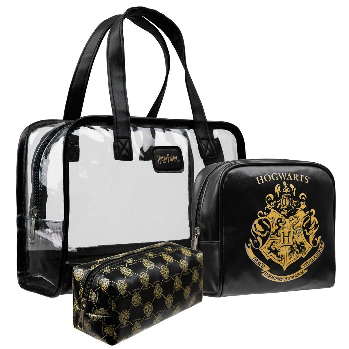 Get Trend Harry Potter Geschenke für Frauen, Mädchen, Teens – Kulturbeutel-Set mit 3 Taschen, Reise-Kosmetiktaschen, Make-up-Taschen, Geschenkidee für Ehefrau, Freundin, Schwester