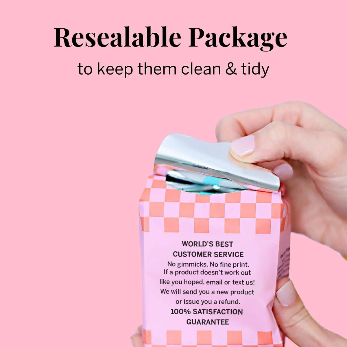Pixie Bio-Baumwolle Ultra Dünne Mini Slipeinlagen für Teenager - Slipeinlagen mit Flügeln - Leichte Saugfähigkeit Menstruationseinlagen - Hypoallergen, Ungiftig & Biologisch Abbaubar für die Intimhygiene - FSA Berechtigt - 16 Stück