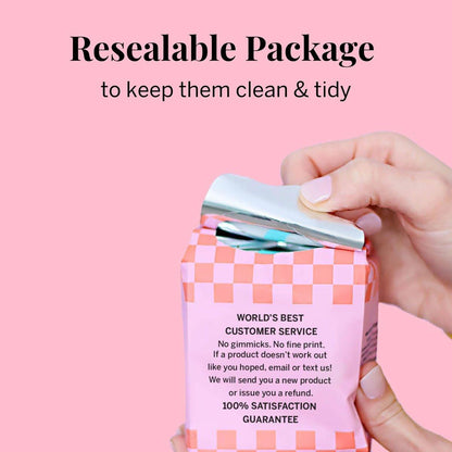Pixie Bio-Baumwolle Ultra Dünne Mini Slipeinlagen für Teenager - Slipeinlagen mit Flügeln - Leichte Saugfähigkeit Menstruationseinlagen - Hypoallergen, Ungiftig & Biologisch Abbaubar für die Intimhygiene - FSA Berechtigt - 16 Stück