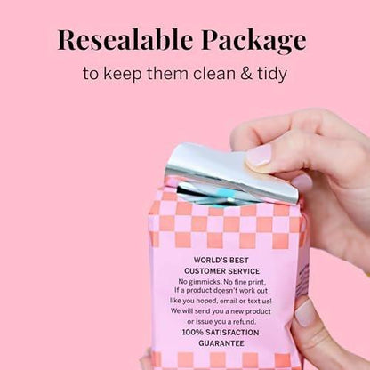 Pixie Bio-Baumwolle Ultra Dünne Mini Slipeinlagen für Teenager - Slipeinlagen mit Flügeln - Leichte Saugfähigkeit Menstruationseinlagen - Hypoallergen, Ungiftig & Biologisch Abbaubar für die Intimhygiene - FSA Berechtigt - 16 Stück