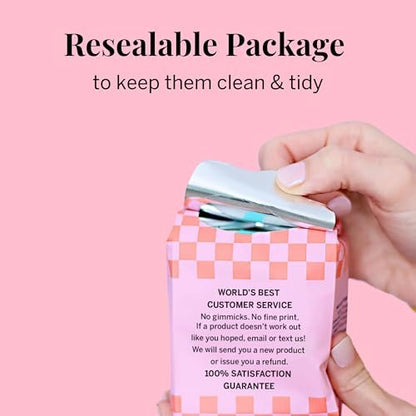 Pixie Bio-Baumwolle Ultra Dünne Mini Slipeinlagen für Teenager – mit Flügeln – leichte Saugfähigkeit – hypoallergen, unparfümiert & biologisch abbaubar – FSA-berechtigt – 64 Stück