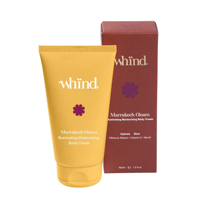 WHIND Marrakech Gleam Illuminating Body Cream – Jelly Body Butter Feuchtigkeitscreme mit Vitamin C – 150 ml