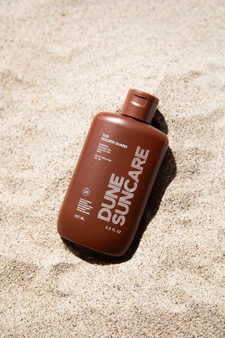 The Golden Guard Sonnencreme - Riffschonende getönte Sonnencreme für den Körper - Bräunender Breitband-SPF 30 Sonnenschutz - Sonnenbräunungslotion-Alternative, die Ihre Haut schützt, hydratisiert und pflegt 5,5 Fl Oz