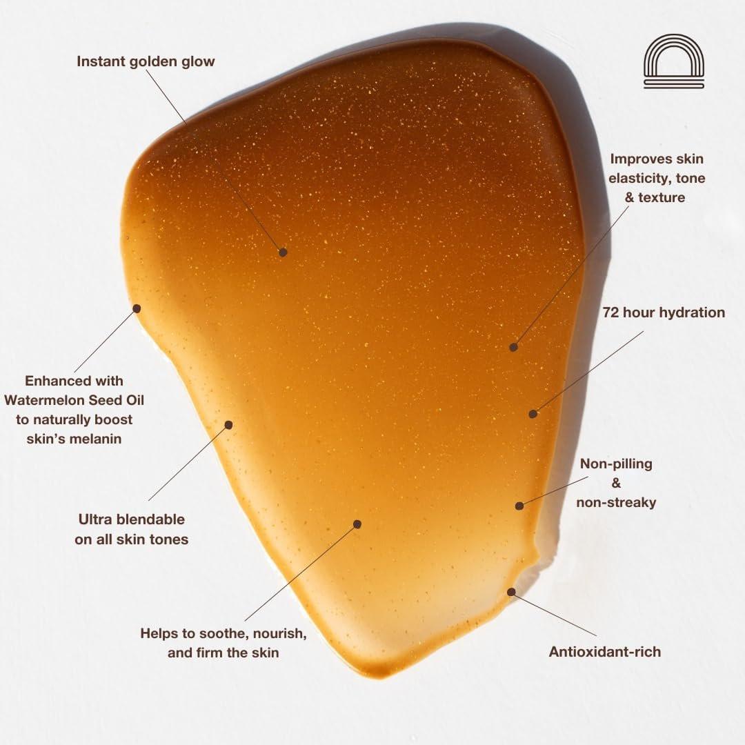 The Golden Guard Sonnencreme - Riffschonende getönte Sonnencreme für den Körper - Bräunender Breitband-SPF 30 Sonnenschutz - Sonnenbräunungslotion-Alternative, die Ihre Haut schützt, hydratisiert und pflegt 5,5 Fl Oz