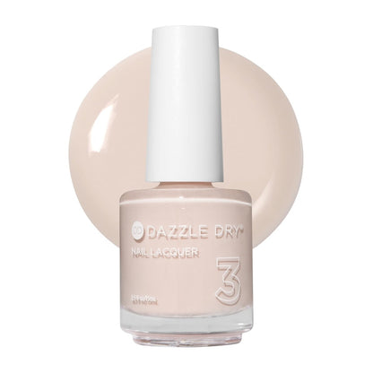 Dazzle Dry Nagellack (Schritt 3) – So On Pointe – Helles Mandel-Creme. Halbdeckend. (15 ml)
