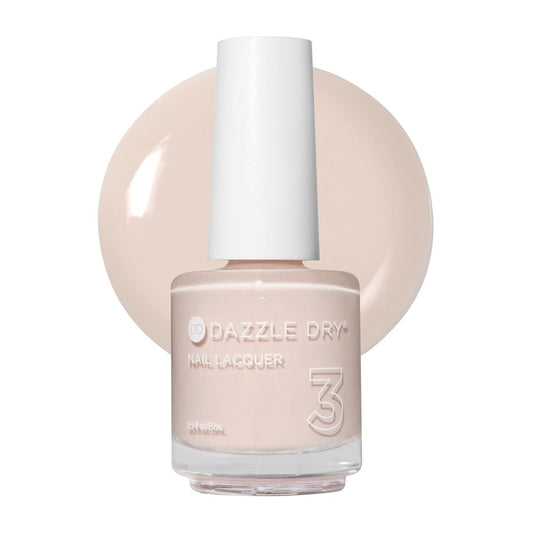 Dazzle Dry Nagellack (Schritt 3) – So On Pointe – Helles Mandel-Creme. Halbdeckend. (15 ml)