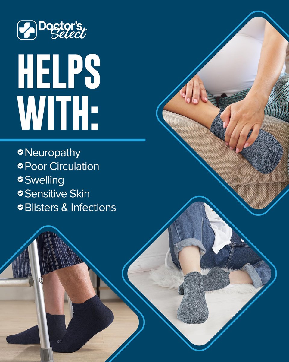 Doctor's Select Viskose-Bambus-Angoradiabetikersocken für Damen und Herren - 6 Paar | Bambusviskose-Socken Damen | Herren Diabetikersocken | Neuropathie-Socken für Damen | Schwarz, Weiß, Beige, Aqua, Blau, Marineblau