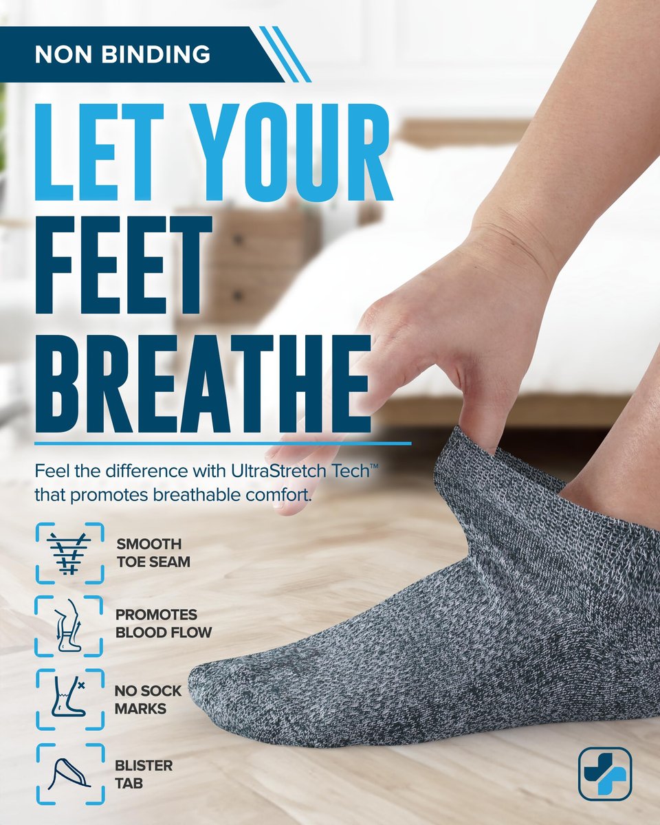 Doctor's Select Viskose-Bambus-Angoradiabetikersocken für Damen und Herren - 6 Paar | Bambusviskose-Socken Damen | Herren Diabetikersocken | Neuropathie-Socken für Damen | Schwarz, Weiß, Beige, Aqua, Blau, Marineblau