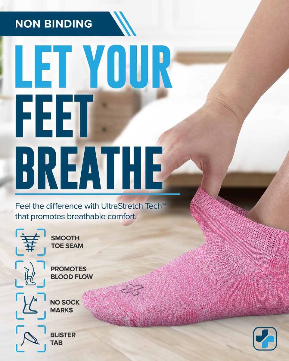 Doctor's Select Viskose-Bambus-Knöchel-Diabetikersocken für Damen und Herren - 6 Paare | Quarter-Diabetikersocken für Herren 9-12 | Ödemsocken | Schwarz, Weiß, Hellblau, Blau, Lila, Pink
