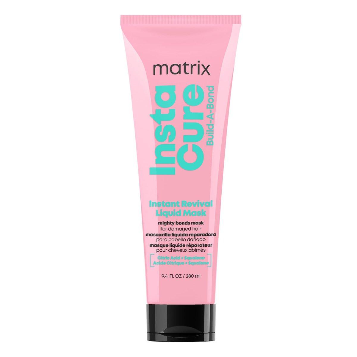 Matrix Instacure Build-A-Bond Instant Revival Liquid Mask – Stärkende Haarkur für stark geschädigtes Haar mit Zitronensäure & Squalan, vegan & sulfatfrei
