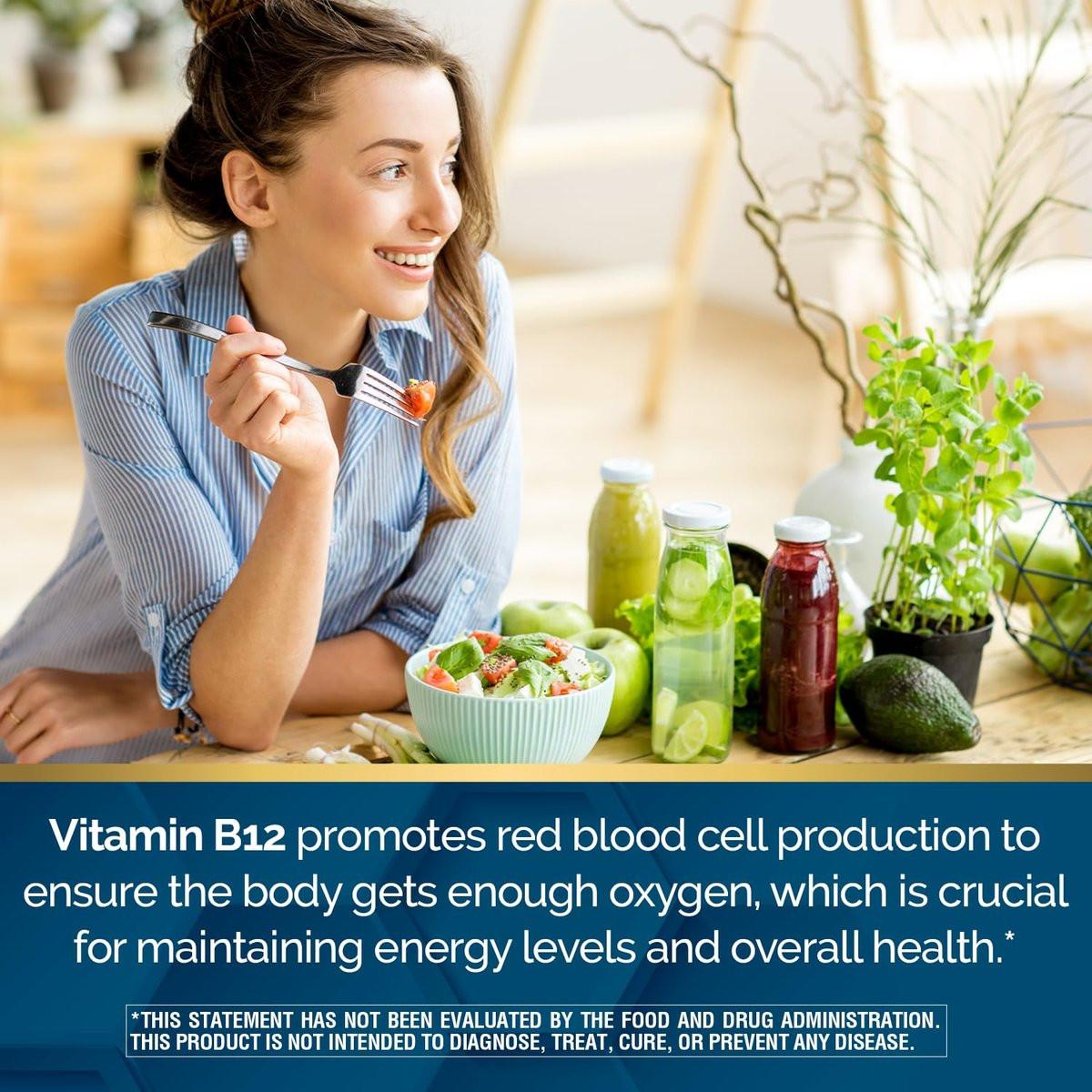 Nature's Wonder Vitamin B12 1000 mcg – Zeitfreisetzungstabletten für Energiestoffwechsel, Unterstützung der Gehirn- und Nervengesundheit, 150-Tage-Vorrat, 150 Tabletten