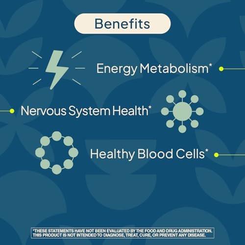 Nature's Wonder Vitamin B12 1000 mcg – Zeitfreisetzungstabletten für Energiestoffwechsel, Unterstützung der Gehirn- und Nervengesundheit, 150-Tage-Vorrat, 150 Tabletten
