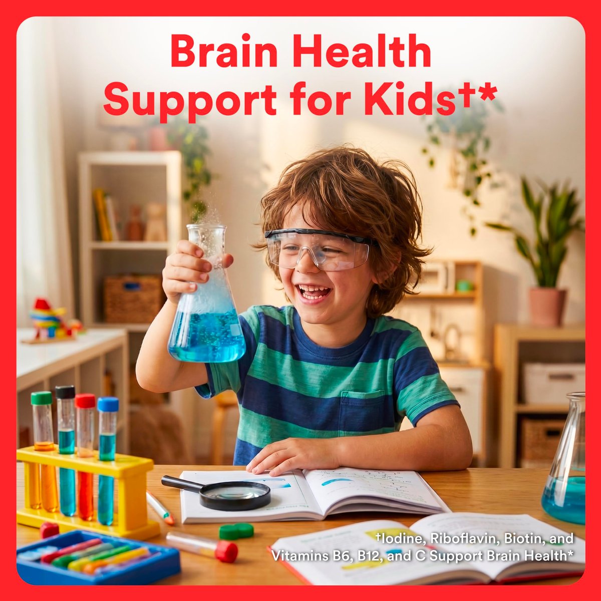 SmartyPants Kinder Multivitamin Gummis mit Omega 3 DHA/EPA, Vitaminen D3, C, B12, B6, A, K und Zink, glutenfrei, Clean Label, drei Fruchtgeschmacksrichtungen, 60 Gummis (30-Tage-Versorgung)