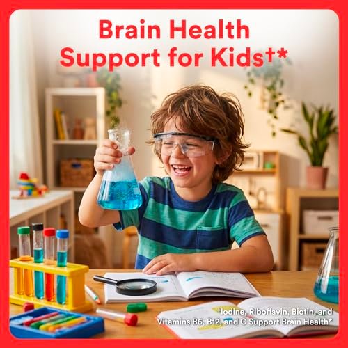 SmartyPants Kinder Multivitamin Gummis mit Omega 3 DHA/EPA, Vitaminen D3, C, B12, B6, A, K und Zink, glutenfrei, Clean Label, drei Fruchtgeschmacksrichtungen, 60 Gummis (30-Tage-Versorgung)