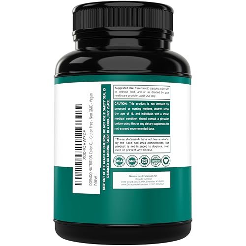 Darmreinigung & Detox 15-Tage-Kur (30 Kapseln) – Sanfte Darmreinigung mit Probiotika gegen Blähbauch – Vegan, Nicht-GVO, Drittanbieter getestet – Hergestellt in den USA