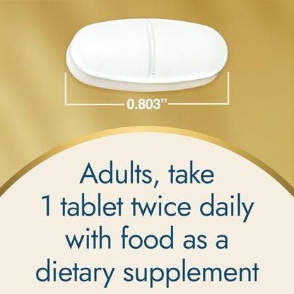Nature's Wonder Calcium 600 mg mit Vitamin D3 20 mcg für Knochengesundheit, 220 Tabletten