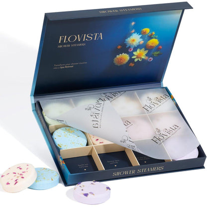 Geschenke für Frauen, Aromatherapie Duschbomben – 12er-Pack Self Care & Spa Geburtstagsgeschenke für Frauen, Entspannung & Stressabbau, Badebomben für die Dusche mit Lavendel & Eukalyptus ätherischen Ölen