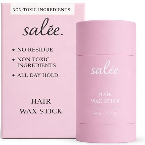 Salée Haarwachs-Stick für den ganzen Tag: Glatte Pferdeschwänze, fliegende Härchen gebändigt, Anti-Frizz – Rückstandsfrei, ungiftig, saubere Inhaltsstoffe – Für Frauen und Mädchen