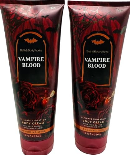 Bath & Body Works Vampire Blood Ultimate Hydration Body Cream 2er-Pack (je 236 ml) – Intensiv pflegende Feuchtigkeitscreme