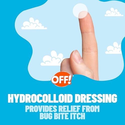 OFF! After-Bite Pflaster für Erwachsene & Kinder, Camping Essentials, Hydrokolloid-Beruhigungspflaster, Latexfrei, 20 Stück