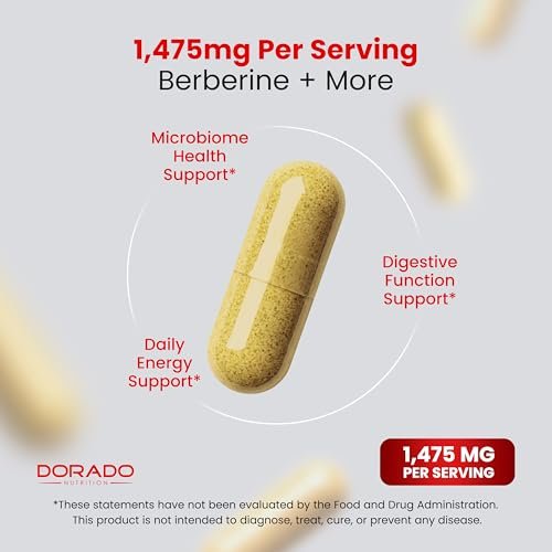 GLP-1 Supplement 14-in-1 Formel – mit Berberin, ACV, Chrom, Ceylon-Zimt, Kurkuma & mehr – unterstützt Darmgesundheit & Stoffwechsel – drittgetestet, vegan & hergestellt in USA