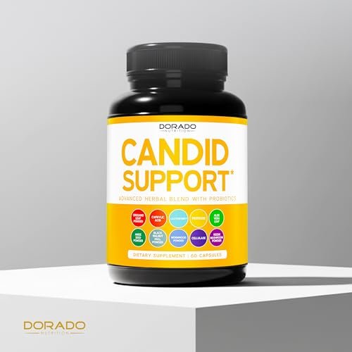 Candida Cleanse Detox (60 Kapseln) – Fortschrittliche 11-in-1 Formel zur Behandlung von Überwucherung mit Candida-Killer-Komplex für Männer und Frauen – Drittanbieter getestet – Hergestellt in den USA