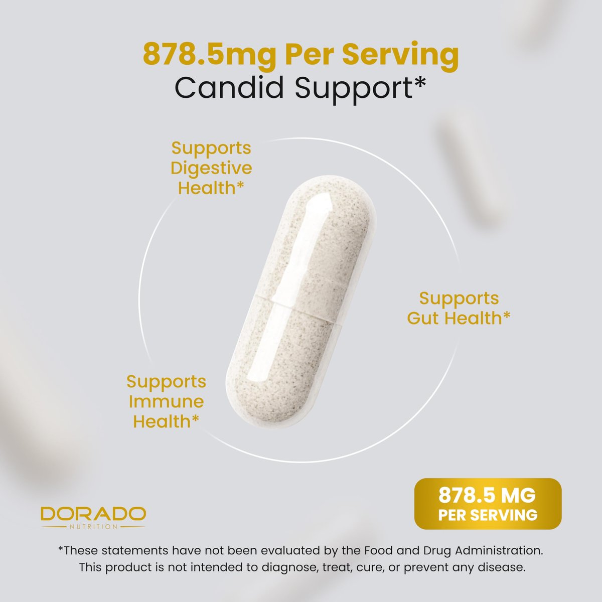 Candida Cleanse Detox (60 Kapseln) – Fortschrittliche 11-in-1 Formel zur Behandlung von Überwucherung mit Candida-Killer-Komplex für Männer und Frauen – Drittanbieter getestet – Hergestellt in den USA