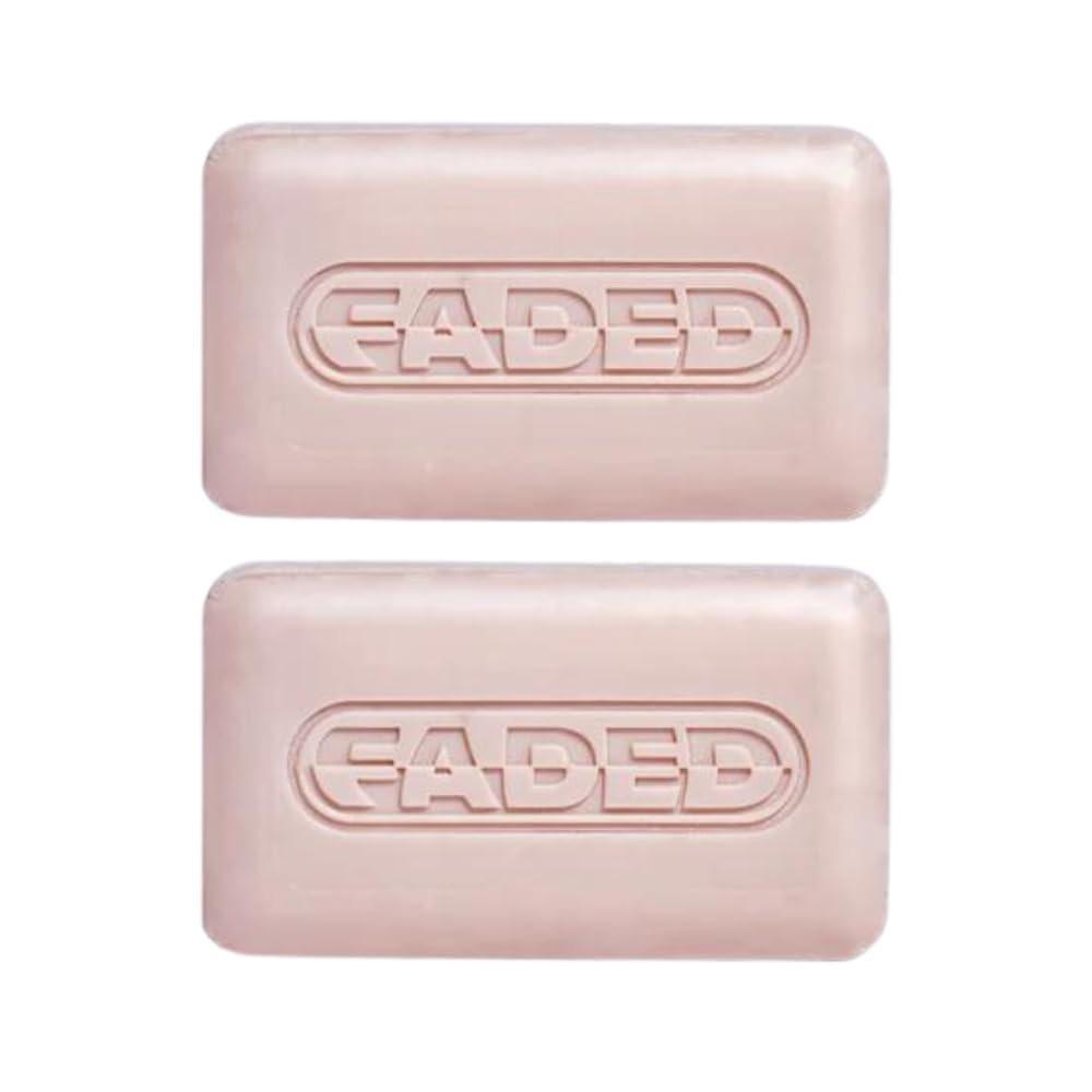 Faded Cleansing Bar für Gesicht und Körper | Kojisäure, Vitamin C & Milchsäure | Feuchtigkeitsspendend | Vegan, Duftfrei, Für empfindliche Haut (2er-Pack)